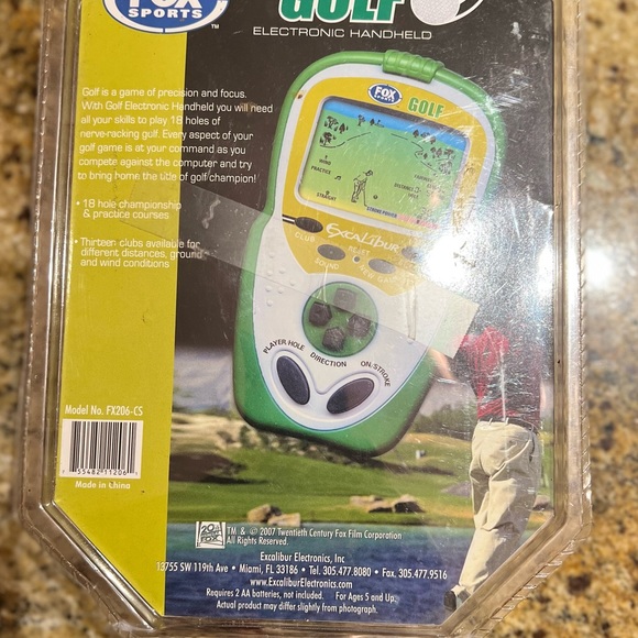 Fox Sports Golf Electronic Handheld Game - Picture 8 of 10